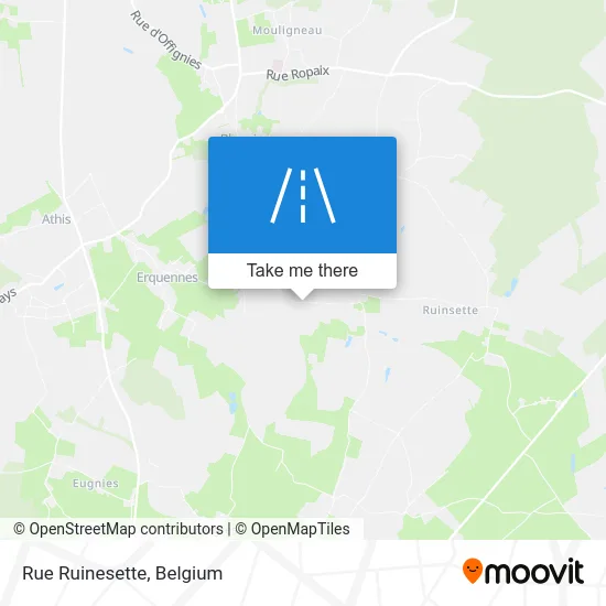 Ruinesette Street map