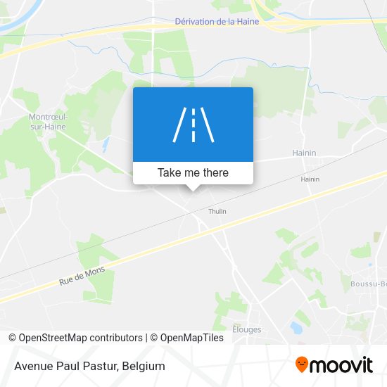 Avenue Paul Pastur plan