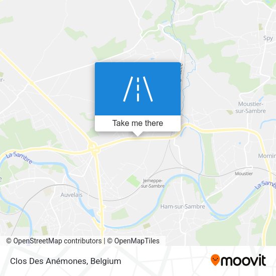 Clos Des Anémones map