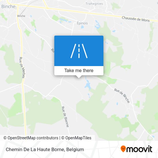 Chemin De La Haute Borne map