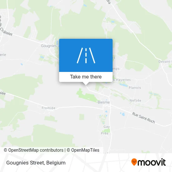 Gougnies Street map