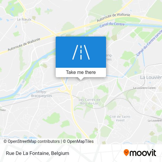 Rue De La Fontaine plan