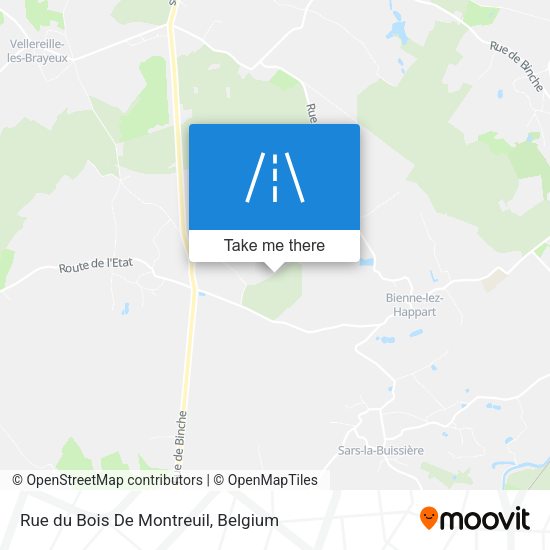 Rue du Bois De Montreuil plan