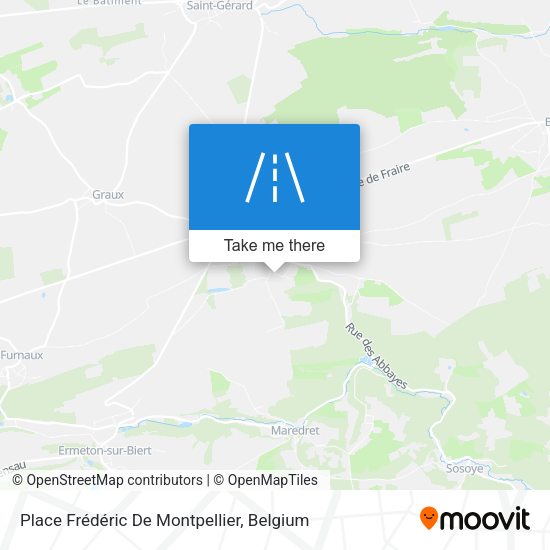Place Frédéric De Montpellier map