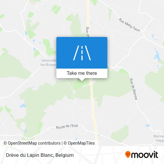 Drève du Lapin Blanc map