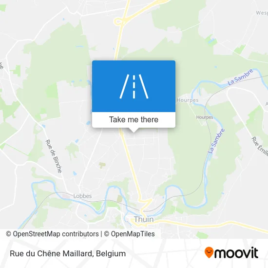 Chêne Maillard Street map