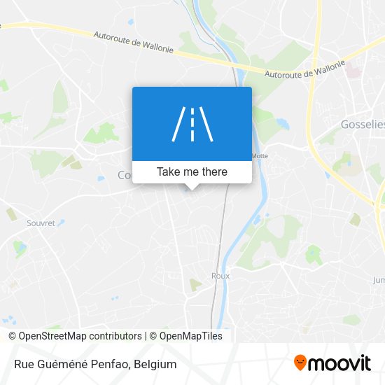Rue Guéméné Penfao map