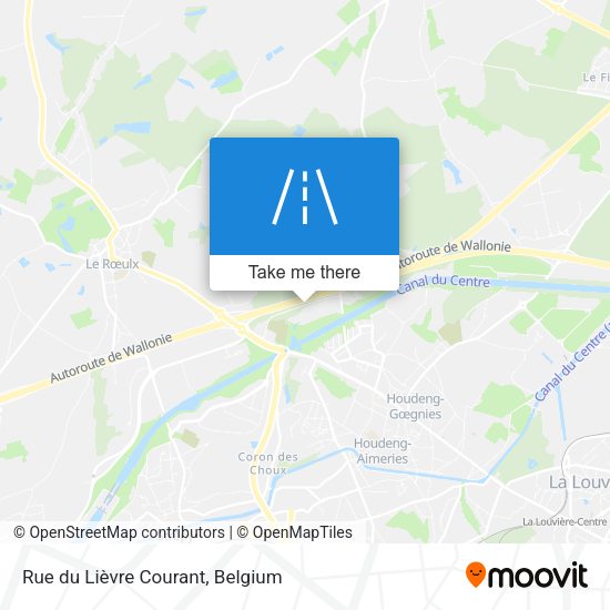 Rue du Lièvre Courant map
