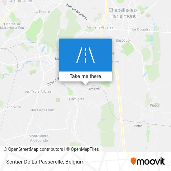 Sentier De La Passerelle map