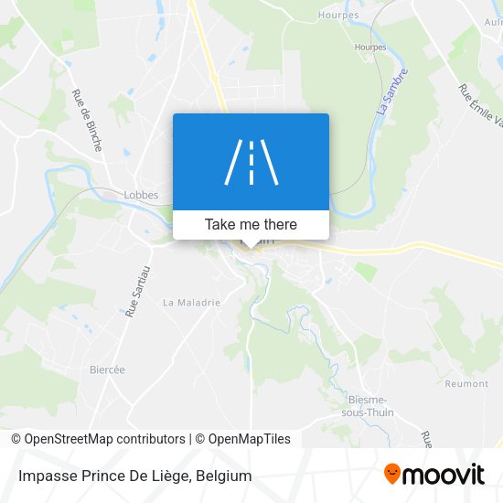Impasse Prince De Liège map