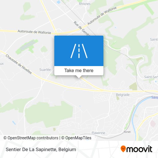 Sentier De La Sapinette plan