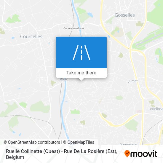 Ruelle Collinette (Ouest) - Rue De La Rosière (Est) map