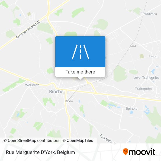 Rue Marguerite D'York plan