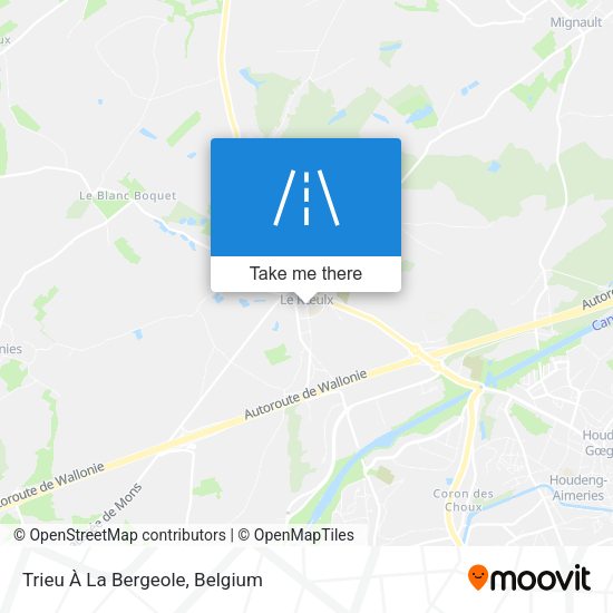 Trieu À La Bergeole map