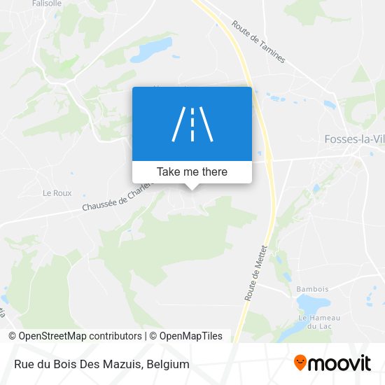 Rue du Bois Des Mazuis map