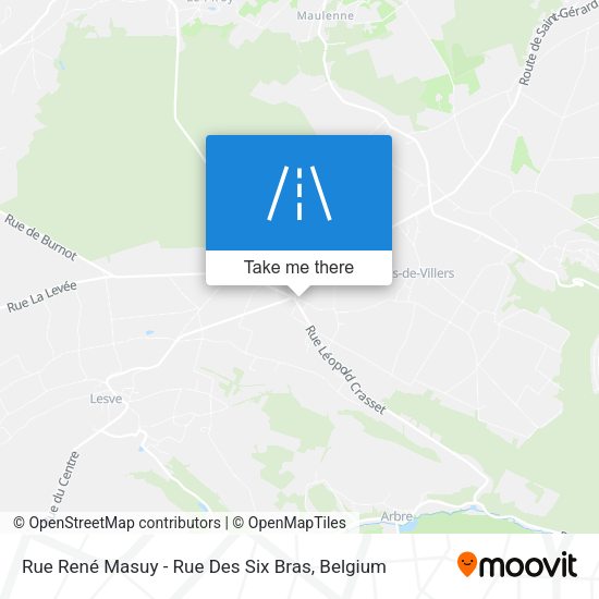 Rue René Masuy - Rue Des Six Bras map