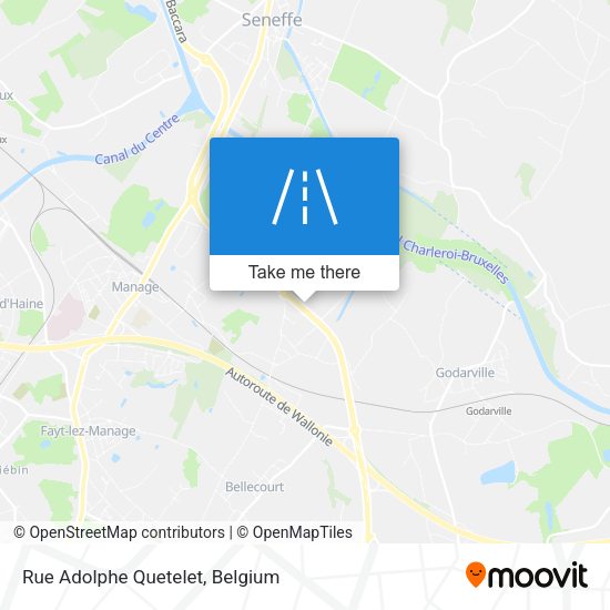 Rue Adolphe Quetelet plan