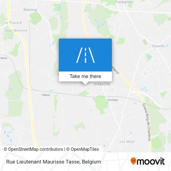 Rue Lieutenant Maurisse Tasse map