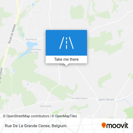 Rue De La Grande Cense map
