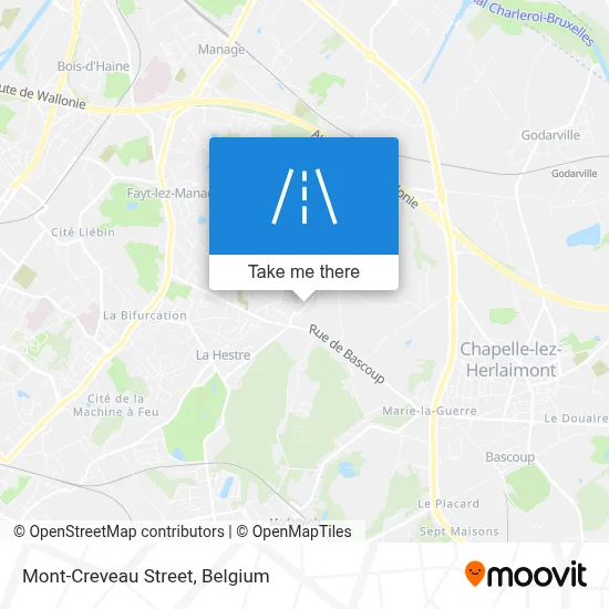 Mont-Creveau Street map