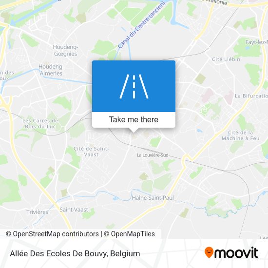 Allée Des Ecoles De Bouvy map