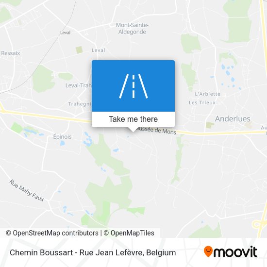 Chemin Boussart - Rue Jean Lefèvre map