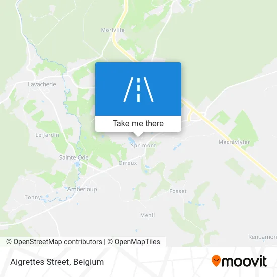 Aigrettes Street map