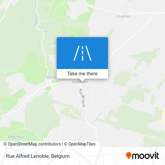 Rue Alfred Lenoble plan