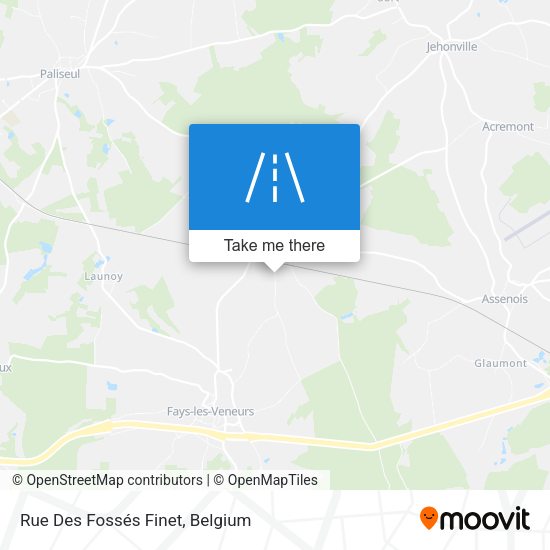Rue Des Fossés Finet map