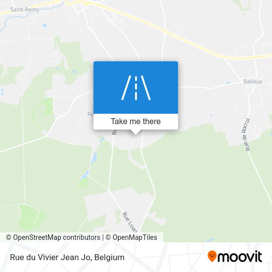 Rue du Vivier Jean Jo map