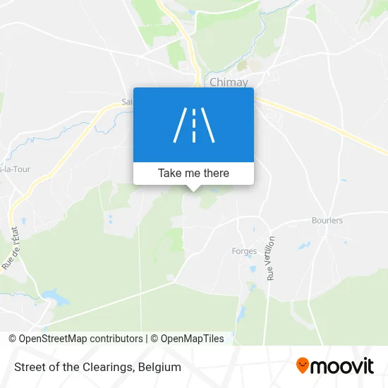 Street of the Clearings map