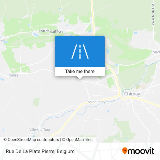 Rue De La Plate Pierre plan