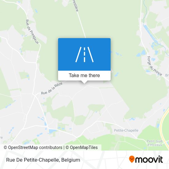 Rue De Petite-Chapelle plan