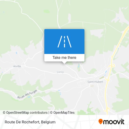 Route De Rochefort map