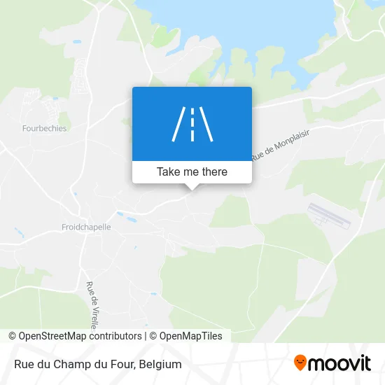 Champ du Four Street map