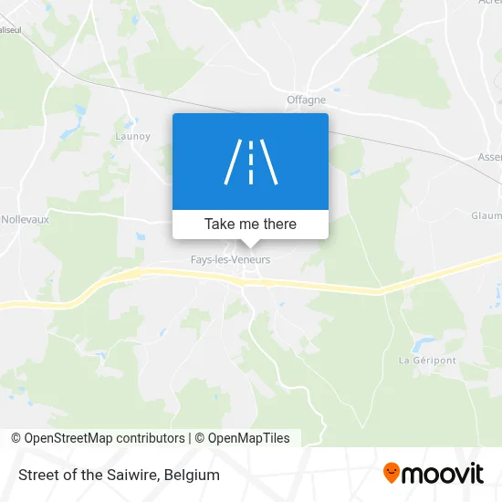 Street of the Saiwire map