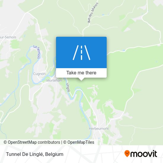 Tunnel De Linglé map