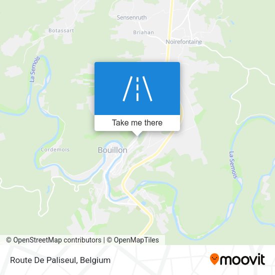 Route De Paliseul plan