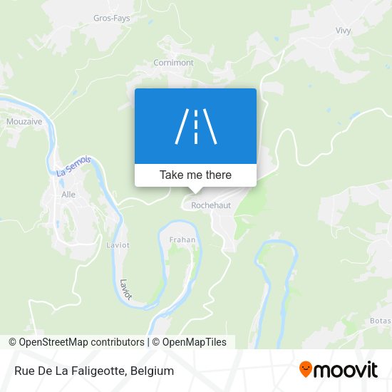 Rue De La Faligeotte plan