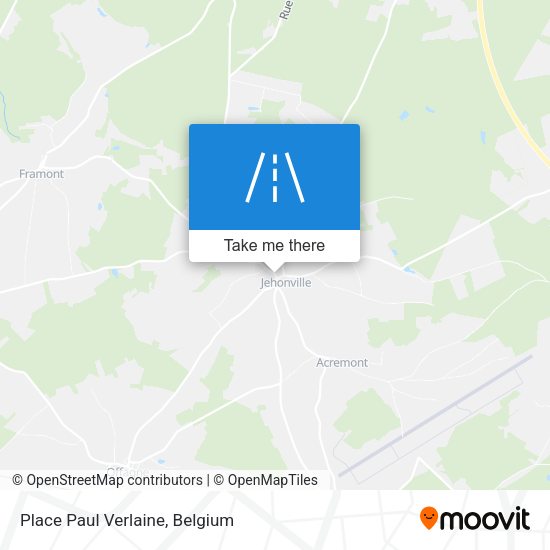 Place Paul Verlaine plan