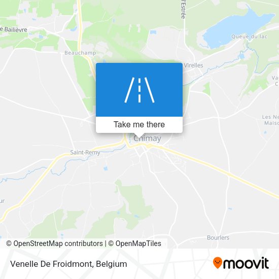 Venelle De Froidmont map
