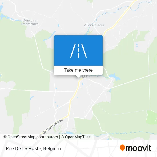 Rue De La Poste map