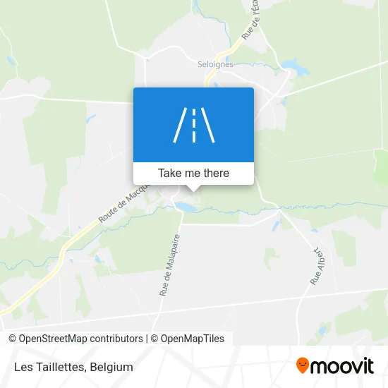 Les Taillettes map