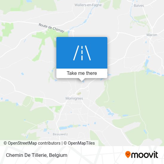 Chemin De Tillerie plan