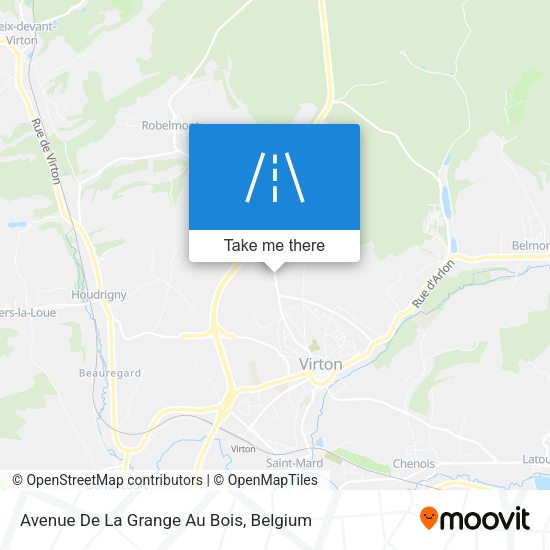 Avenue De La Grange Au Bois map