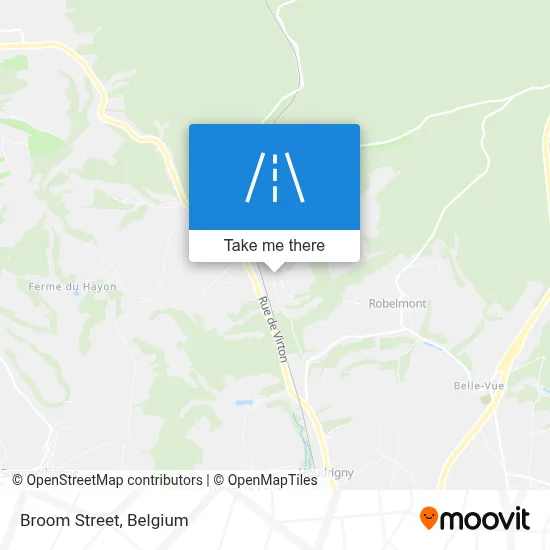 Broom Street map