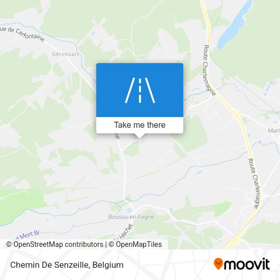 Chemin De Senzeille plan