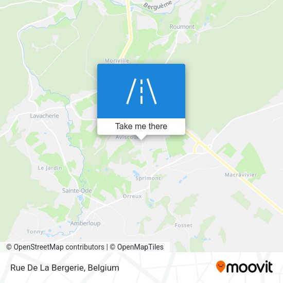 Rue De La Bergerie plan