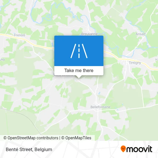 Benté Street map