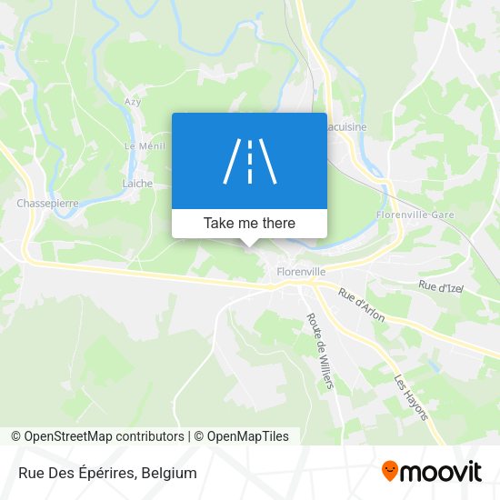 Rue Des Épérires map